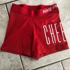 red cheer nike pros